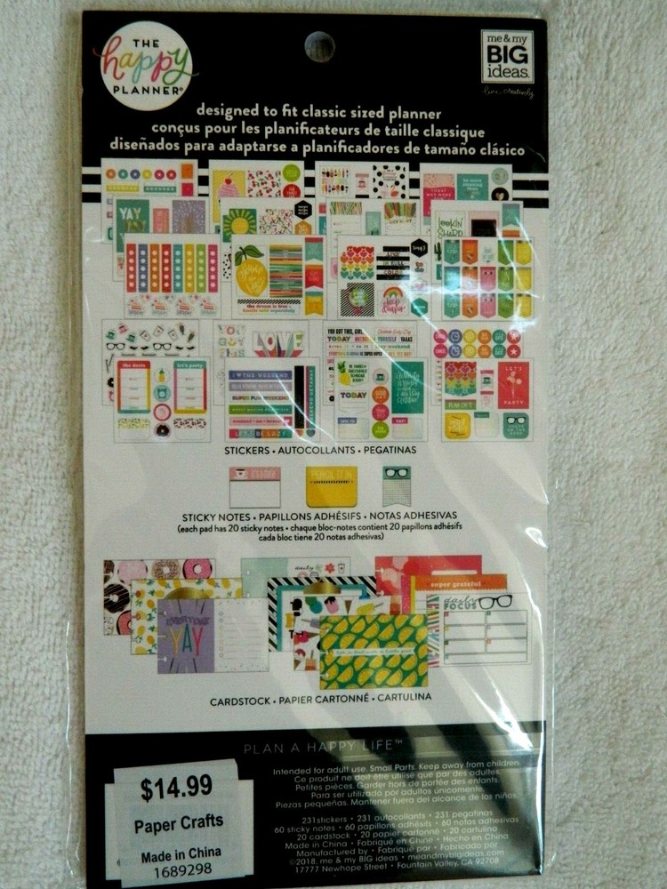 HAPPY PLANNER 311 pc Accessory Pack - Super Fun