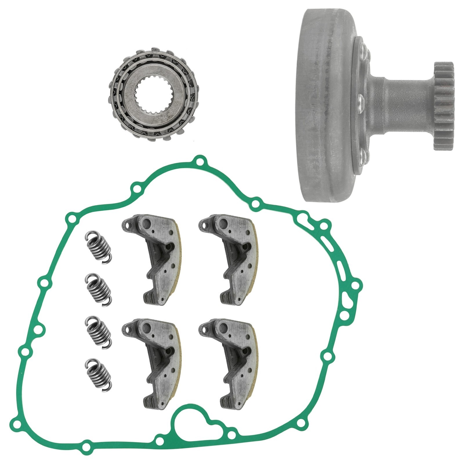 Clutch One Way Bearing w/ Drum Housing fits Kawasaki Bayou 300 KLF300B 1988-2004