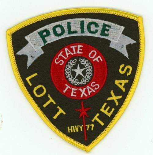 TEXAS TX LOTT POLICE NICE SHOULDER PATCH SHERIFF
