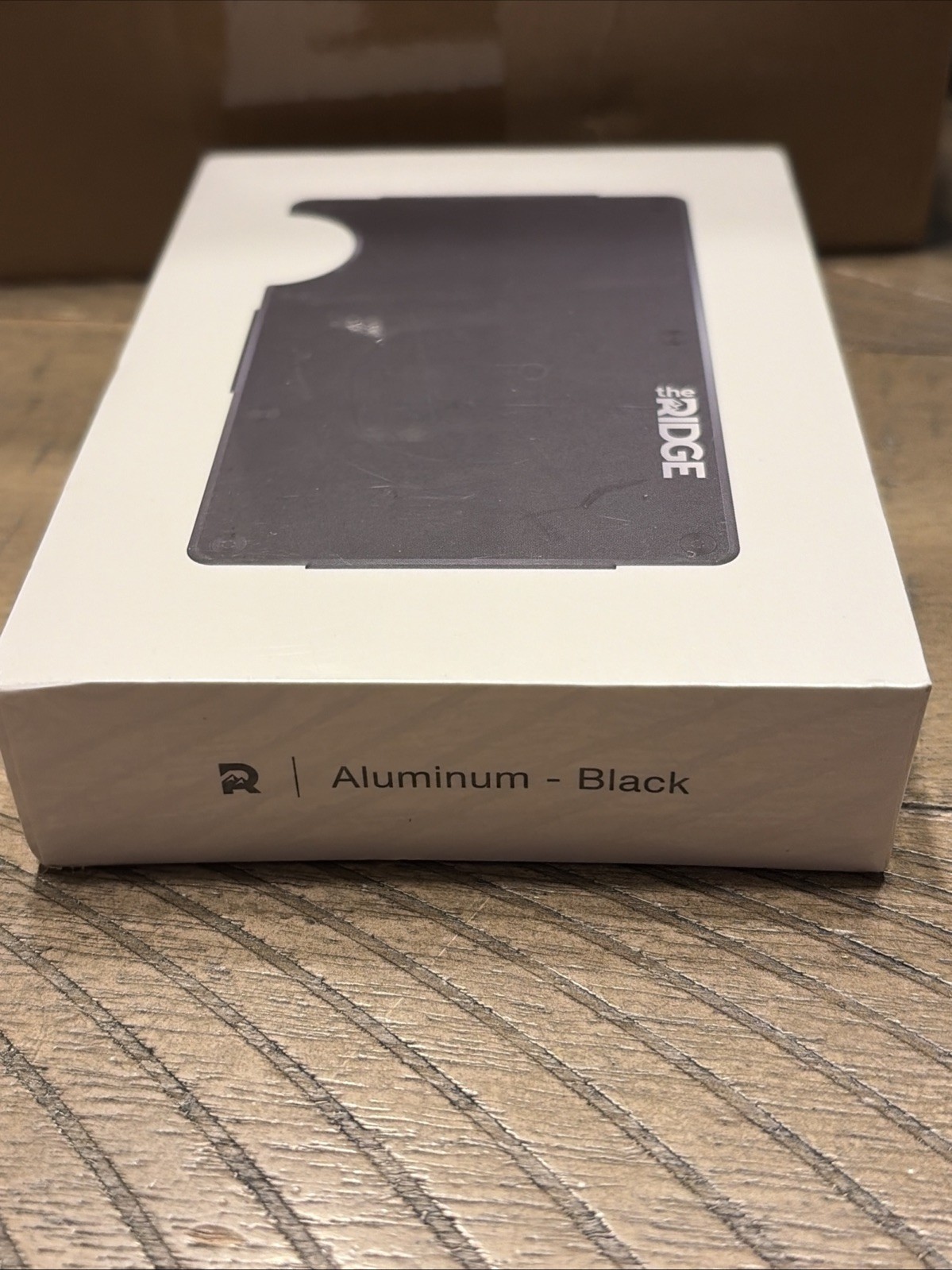 Ridge Slim RFID Blocking Wallet Money Clip Card Holder Black Aluminum New Sealed