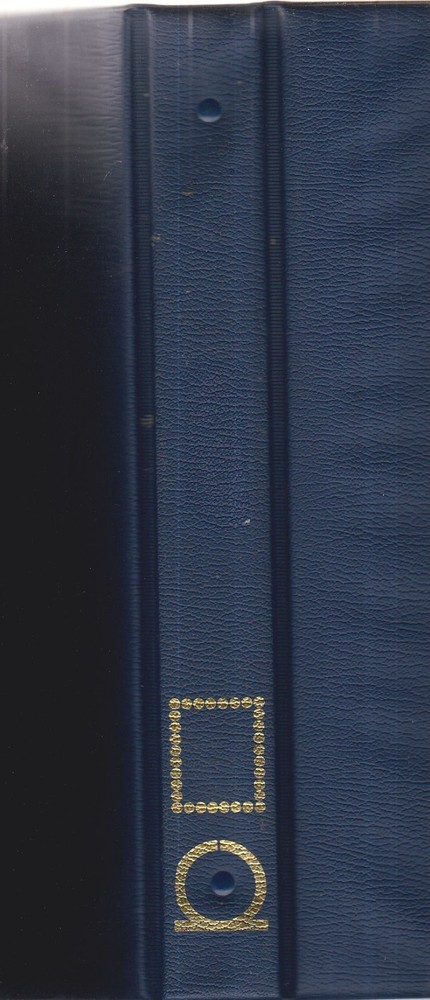 WH Smith Blue Mult-o Ring Stamp Album multi-ring for hagners FDC etc No inserts