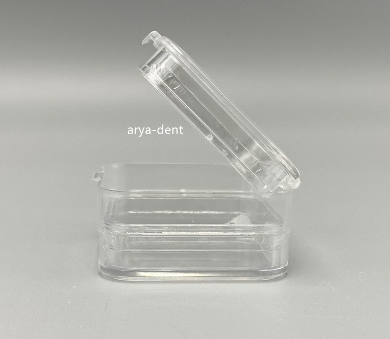 Denture Tooth Hinged Display Box Dental Storage Boxes Membrane Veneer Crown Case