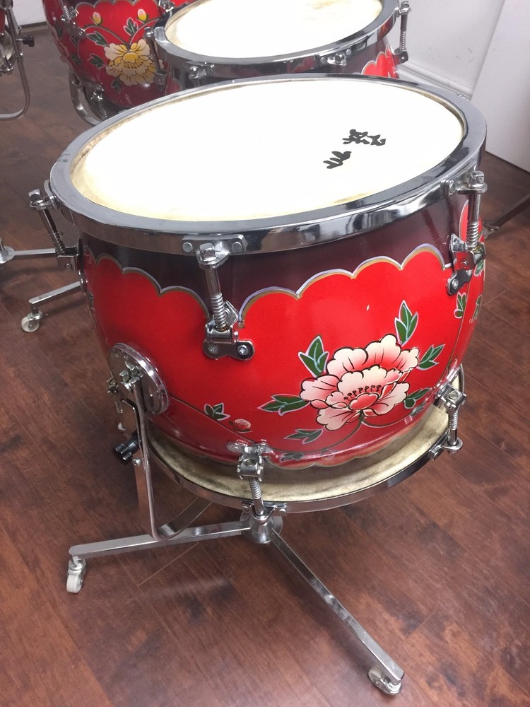 Five Tunable Five Piece Drum Set for performance