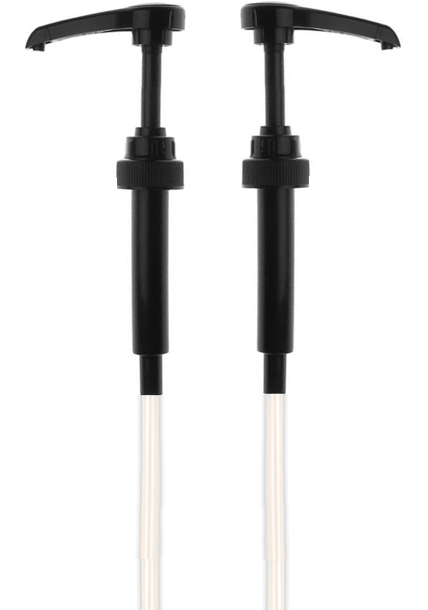 Black Coffee Syrup Pump for 750 ml Bottles (Pack of 2) Fits Torani and more