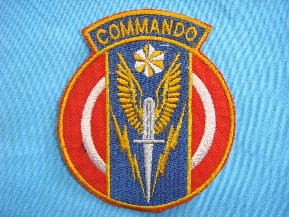 VIETNAM WAR PATCH, USAF 6th FIGHTER SQUADRON COMMANDO