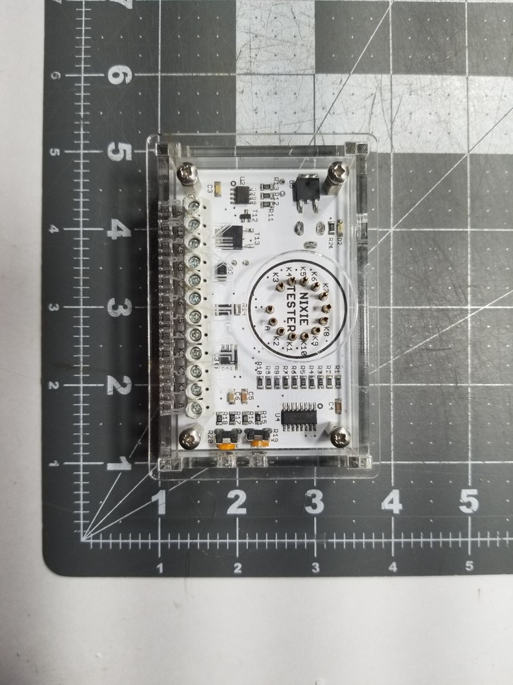 Retro Nixie Tester assembled by Retrotime Nixie Tubes