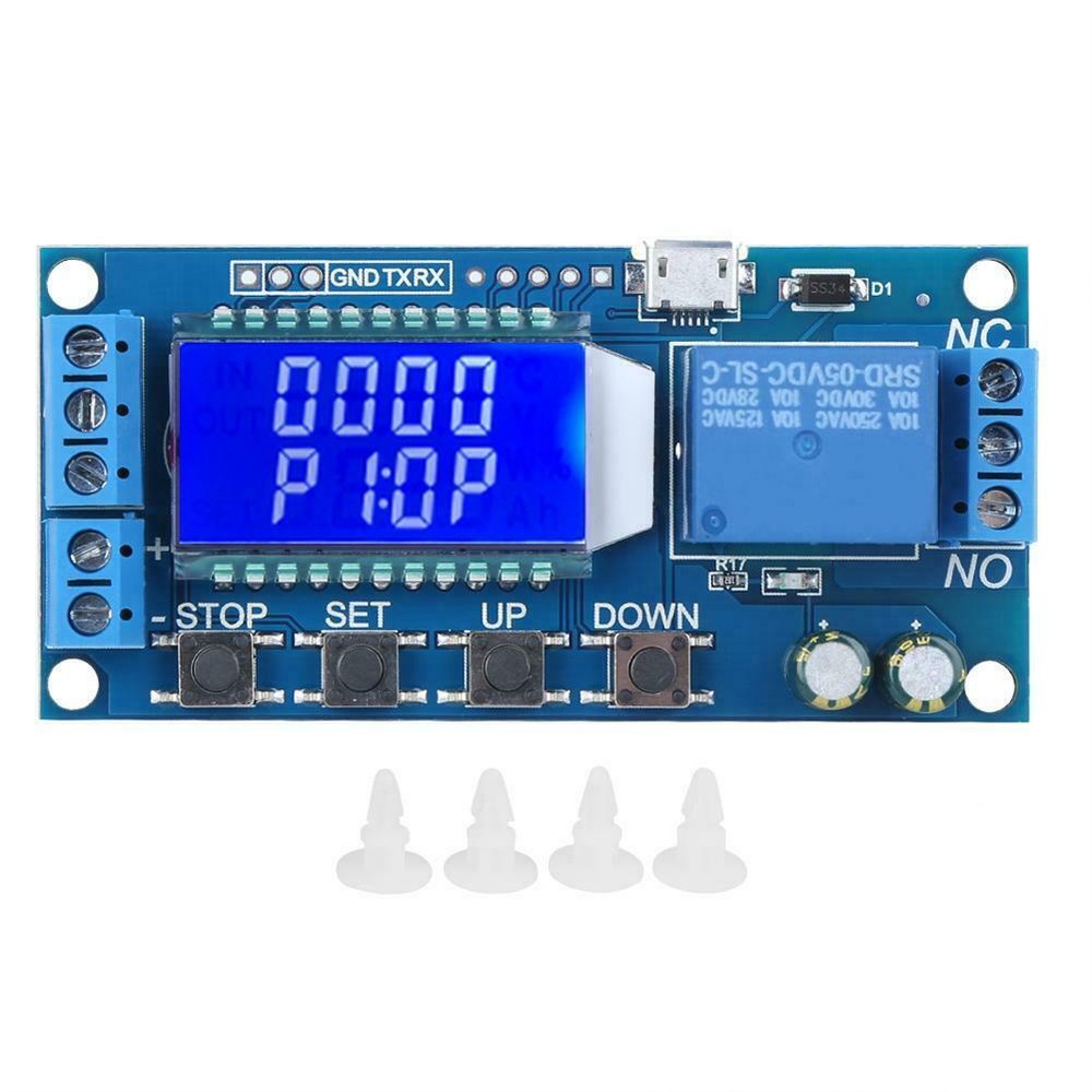 XY-LJ02 Time Delay Relay Module Control Timer Switch 6-30V Trigger Loop Timing