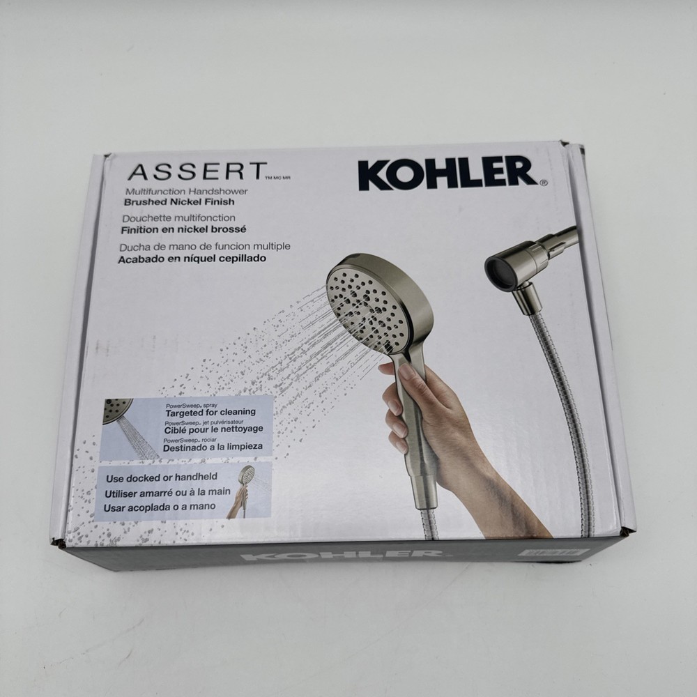 Kohler Assert Multifunction Handshower – Brushed Nickel Finish