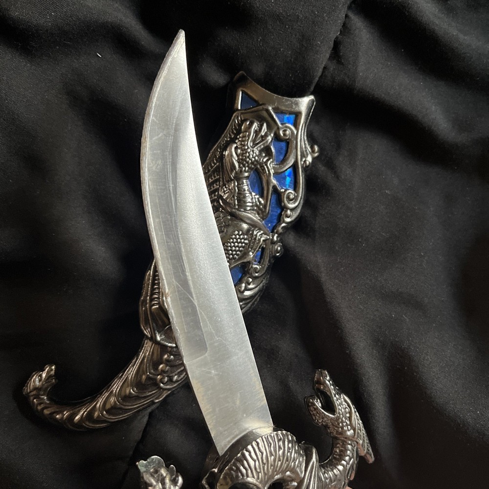 Medieval Blue Dragon Dagger