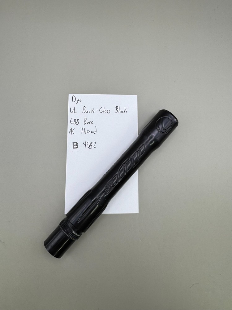 Dye UL Back-Gloss Black 688 Bore AC Thread