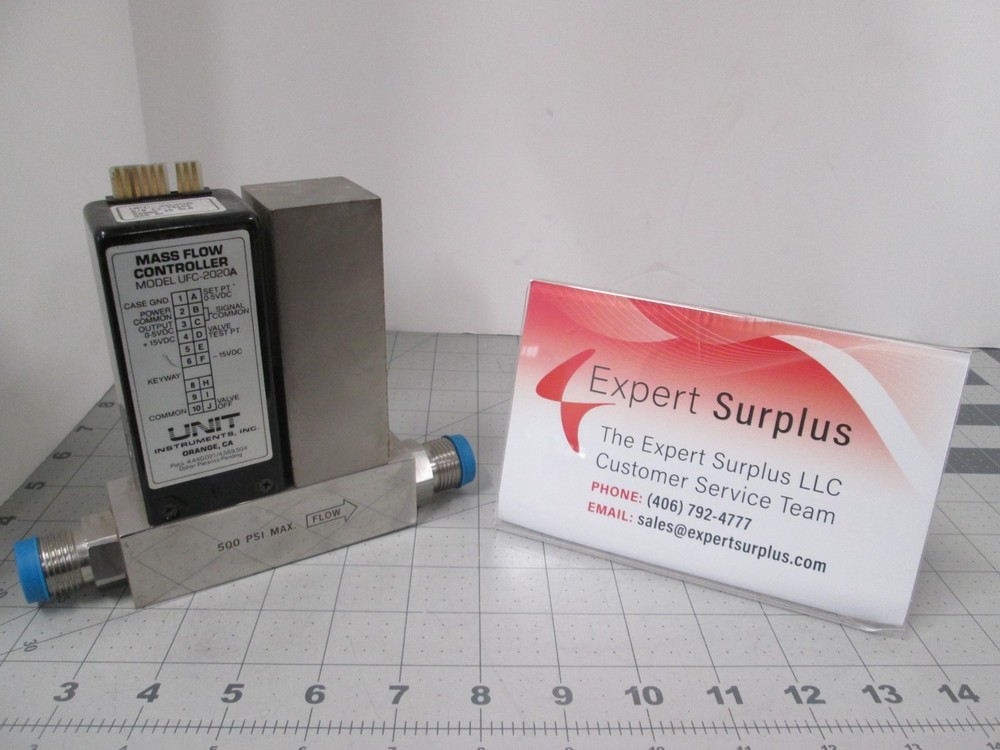 Unit, UFC-2020A, Ar, 30 SLM, Mass Flow Controller, Used