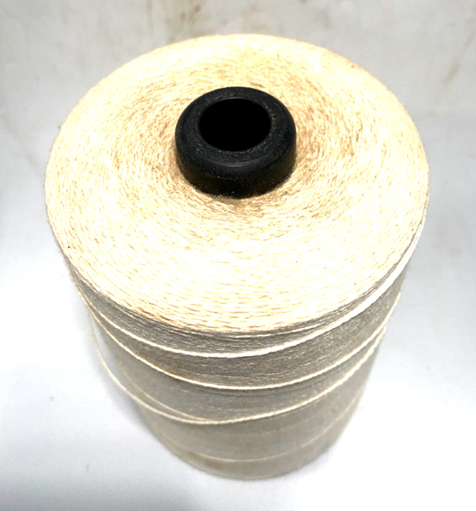 Cotton Polyester 3/3, 2 Lbs. Rope Thread String Cone Off White New READ Please