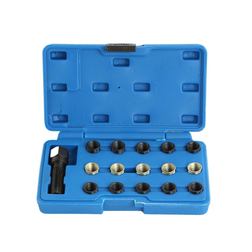 M16 Tap Size and M14 Thread SizeSpark Plug Thread Repair Rethreading Tool Kit