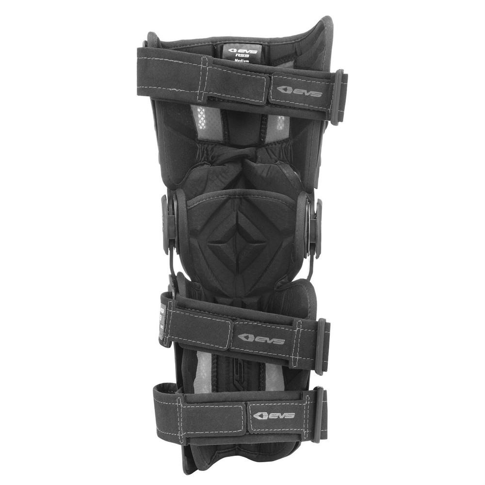 EVS RS9-BK-MP Medium Black RS9 Knee Brace Pair