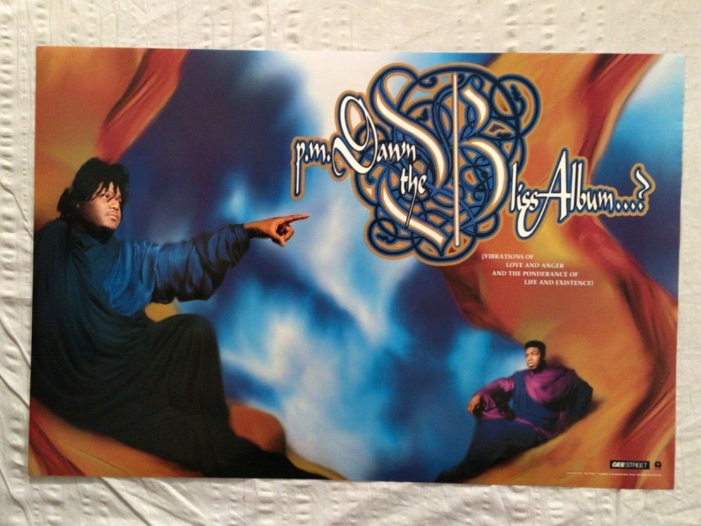 P.M. Dawn 1993 Promo Poster Bliss Album R&B Rap Hip Hop