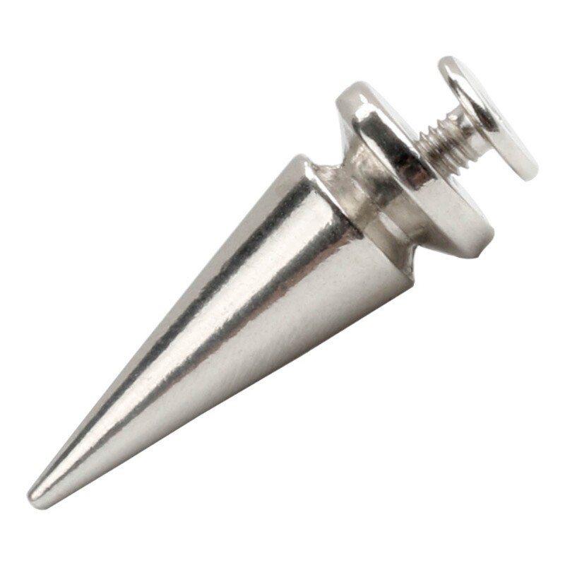 10-Pieces Multiple Sizes Cone Spikes Stud Rivets Metal Studs Punk Style