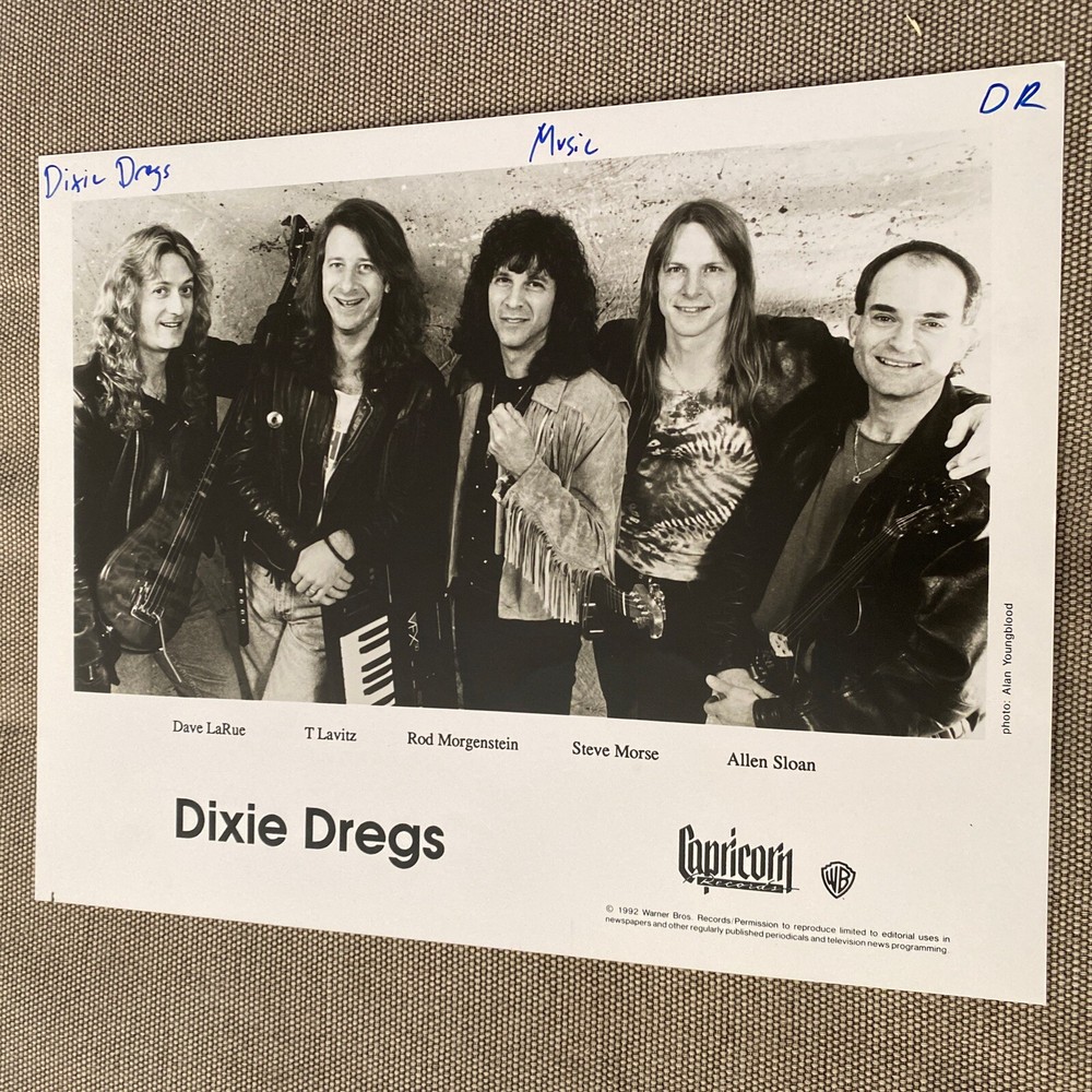 Dixie Dregs Press Photo 8x10”. See Description.