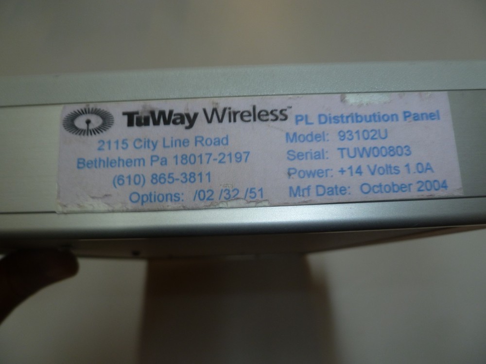 Truway Wireless 93102U GPS Locked Multi PL Filter & Distribution Panel