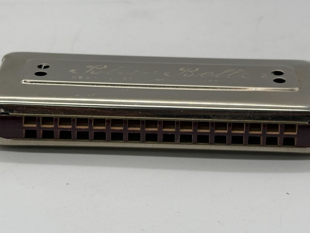 Vintage Blue Bells Harmonica