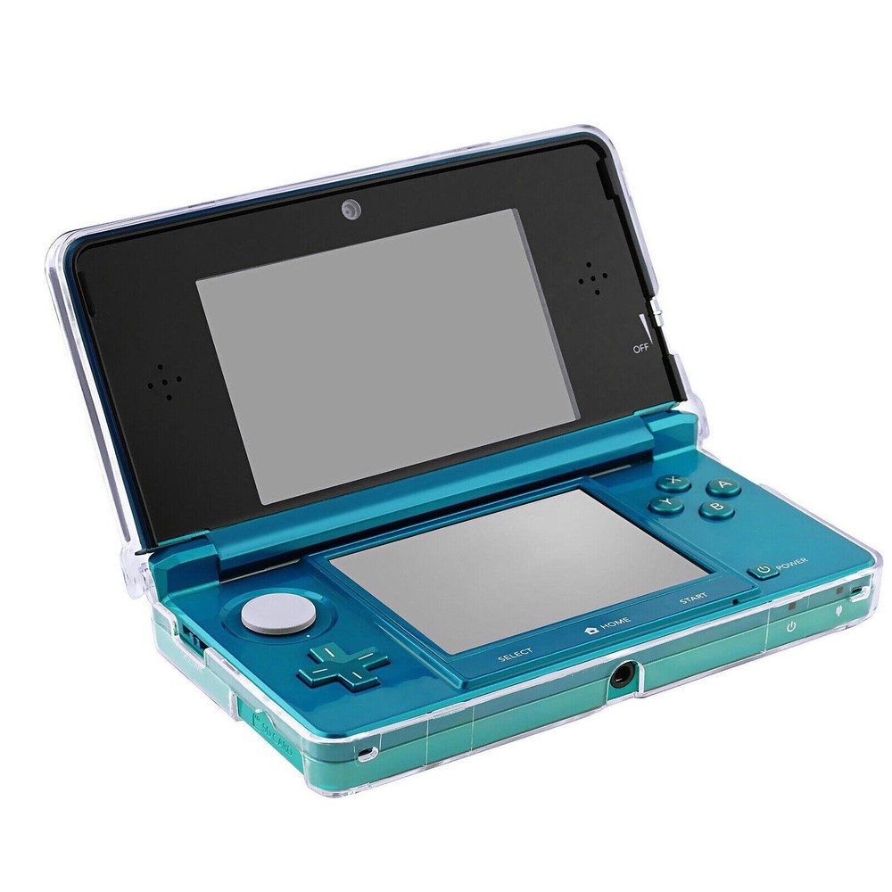 Clear Snap-on Plastic Crystal Hard Shell Case Protective Cover For Nintendo 3DS