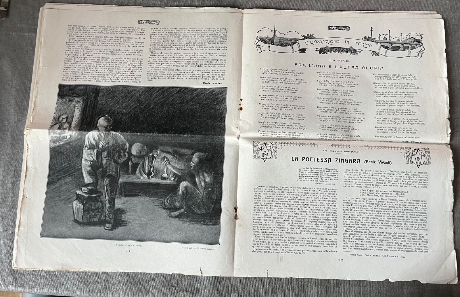 La Donna - La Tribuna newspaper magazine - November 1911 - The new China