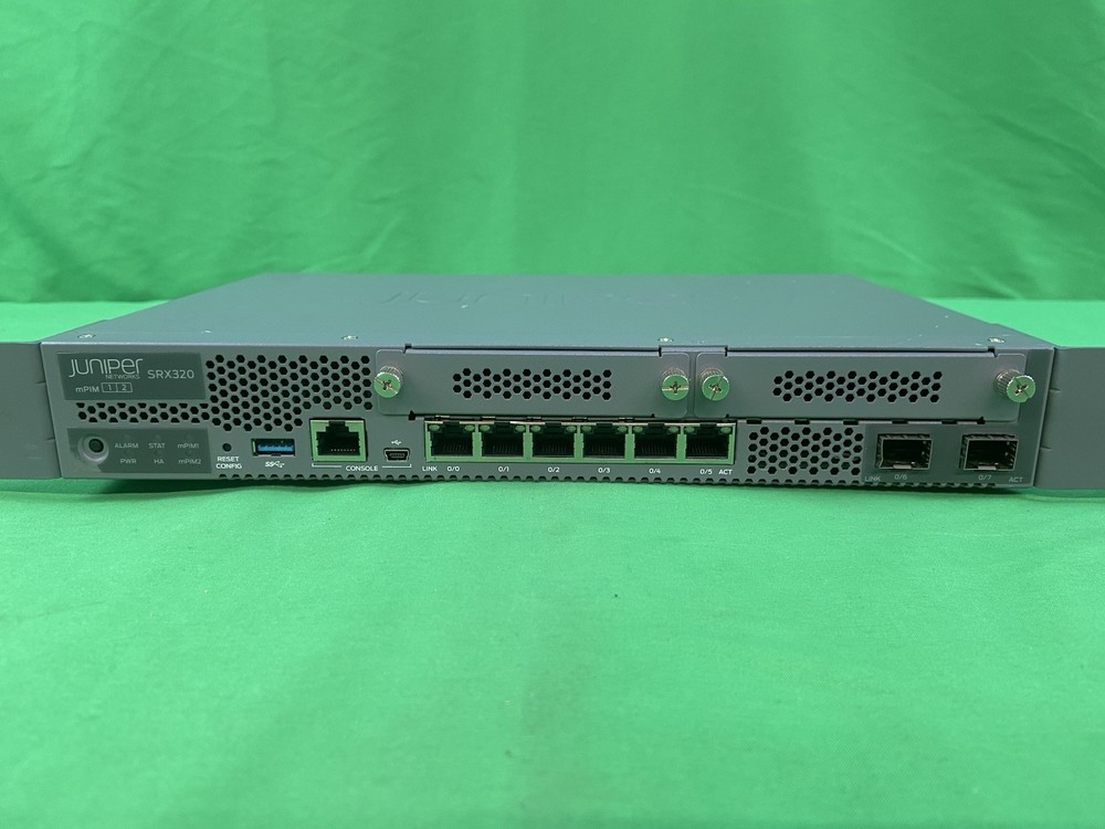 Juniper Networks SRX320 Rack Mountable Security Services Gateway Appliance-NO AC