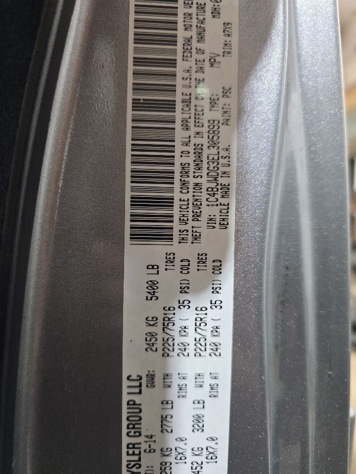 WRANGLER 2014 Transmission Shift 628870