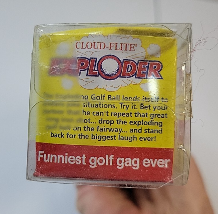 NIP 4-Trick Golf Ball Gift Pack Great Laugh Exploder Phantom Etc.