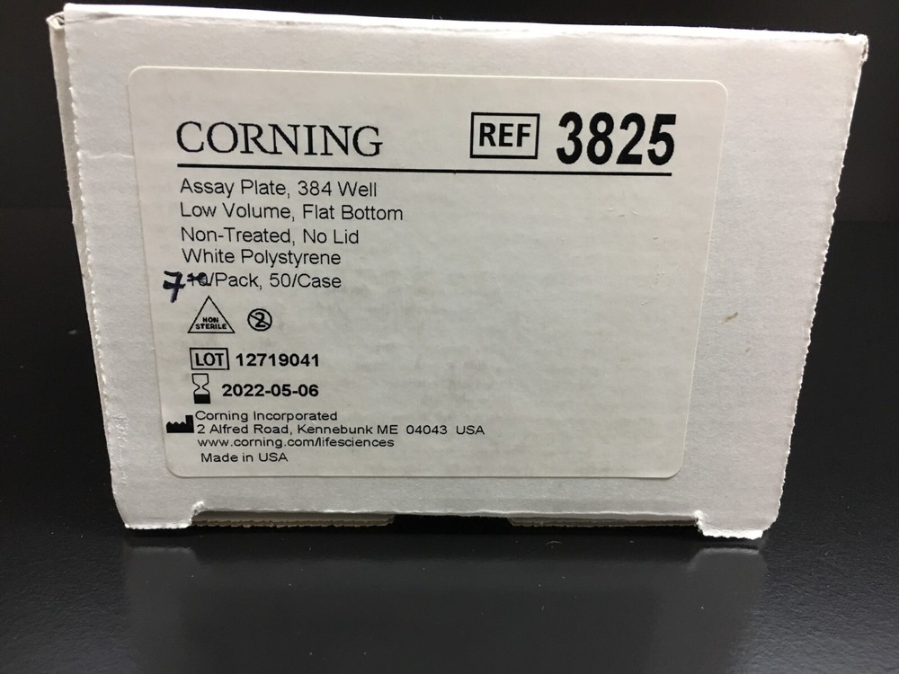 Corning REF 3825 Low Volume 384-well Microplate Lot 7 PCS