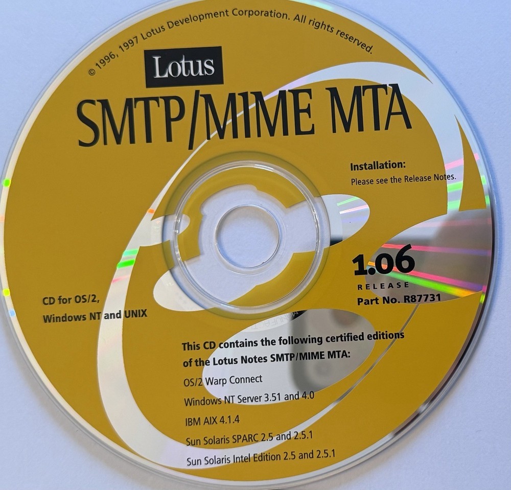 Vintage Lotus Notes CD Lot - 22 CDs from Business Partner Program