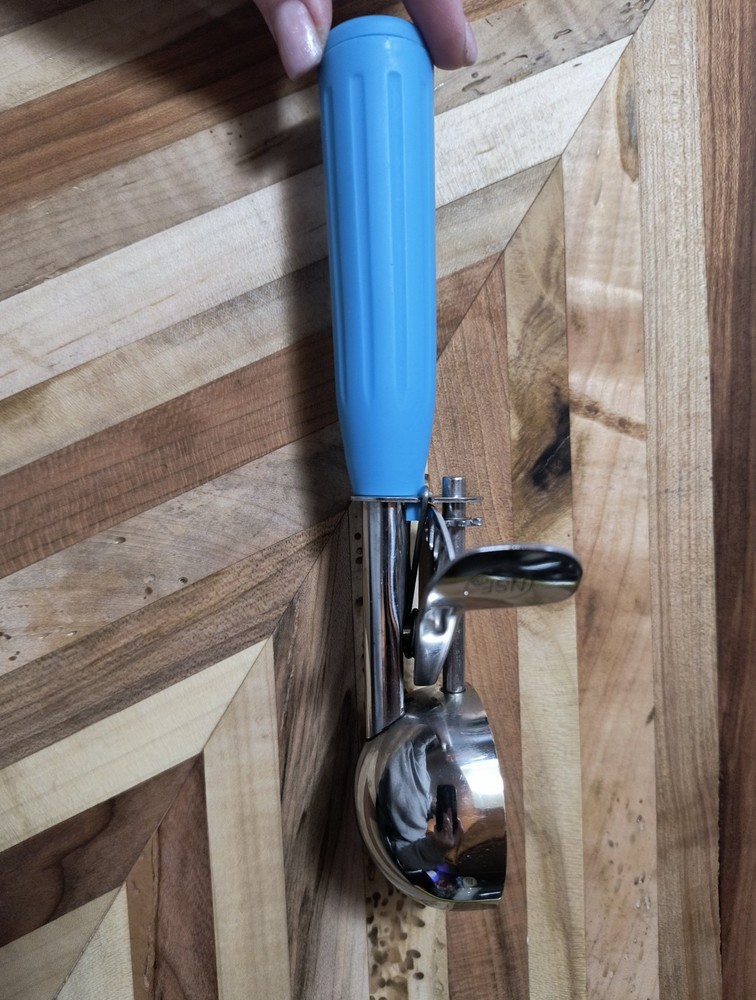 NSF Ice Cream Cookie Scoop #24 Blue Handle