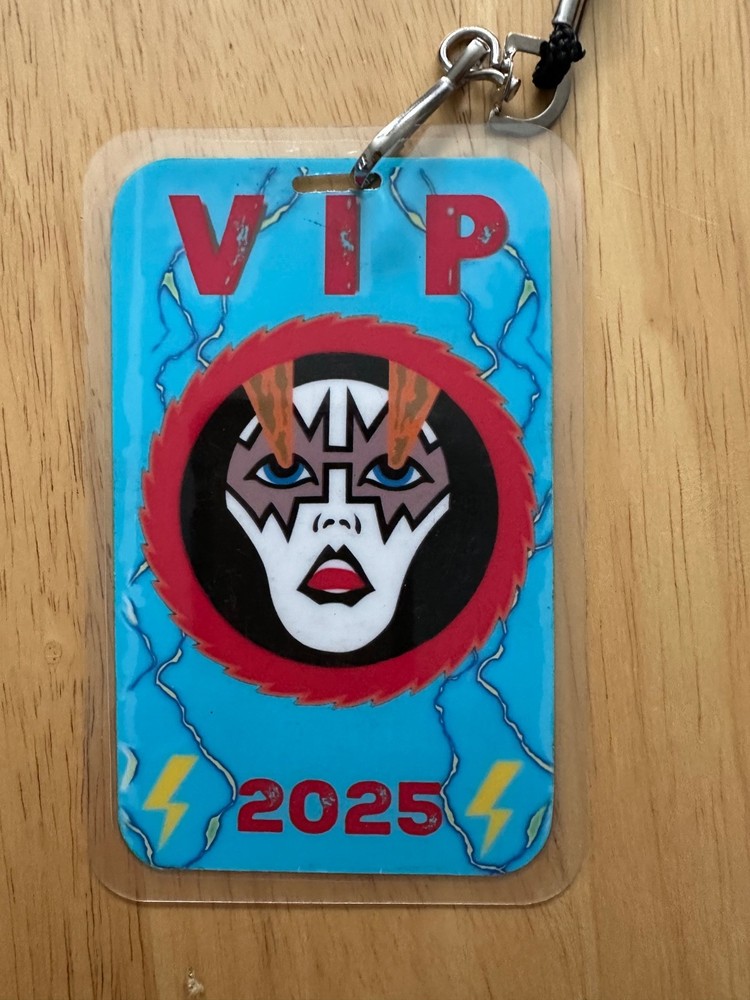 Kiss Ace Frehley 2025 Authentic VIP Pass