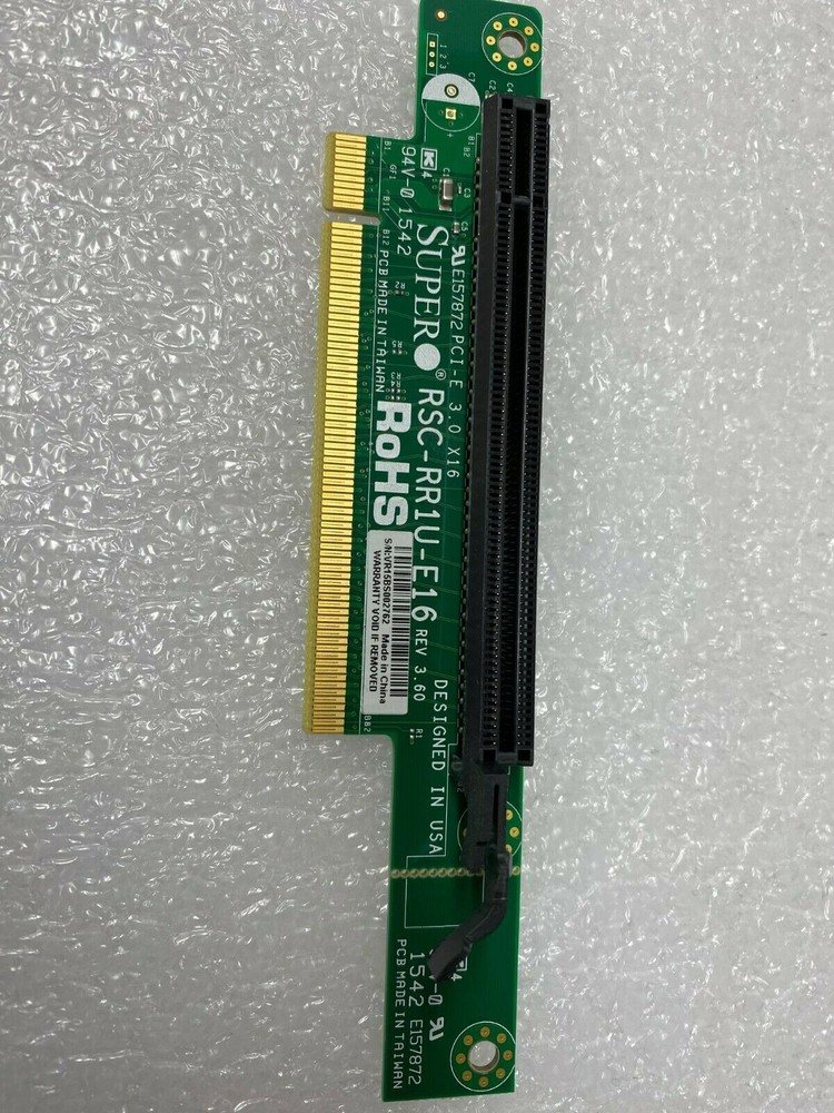 RSC-RR1U-E16 SUPERMICRO 1U PCI-E X 16 RISER CARD