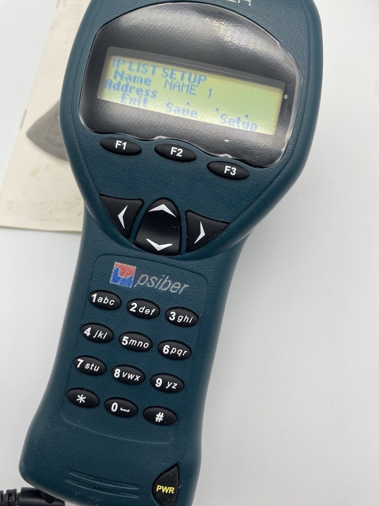 Psiber Data Systems: Pinger Cable Network IP Tester Box Plug Manual