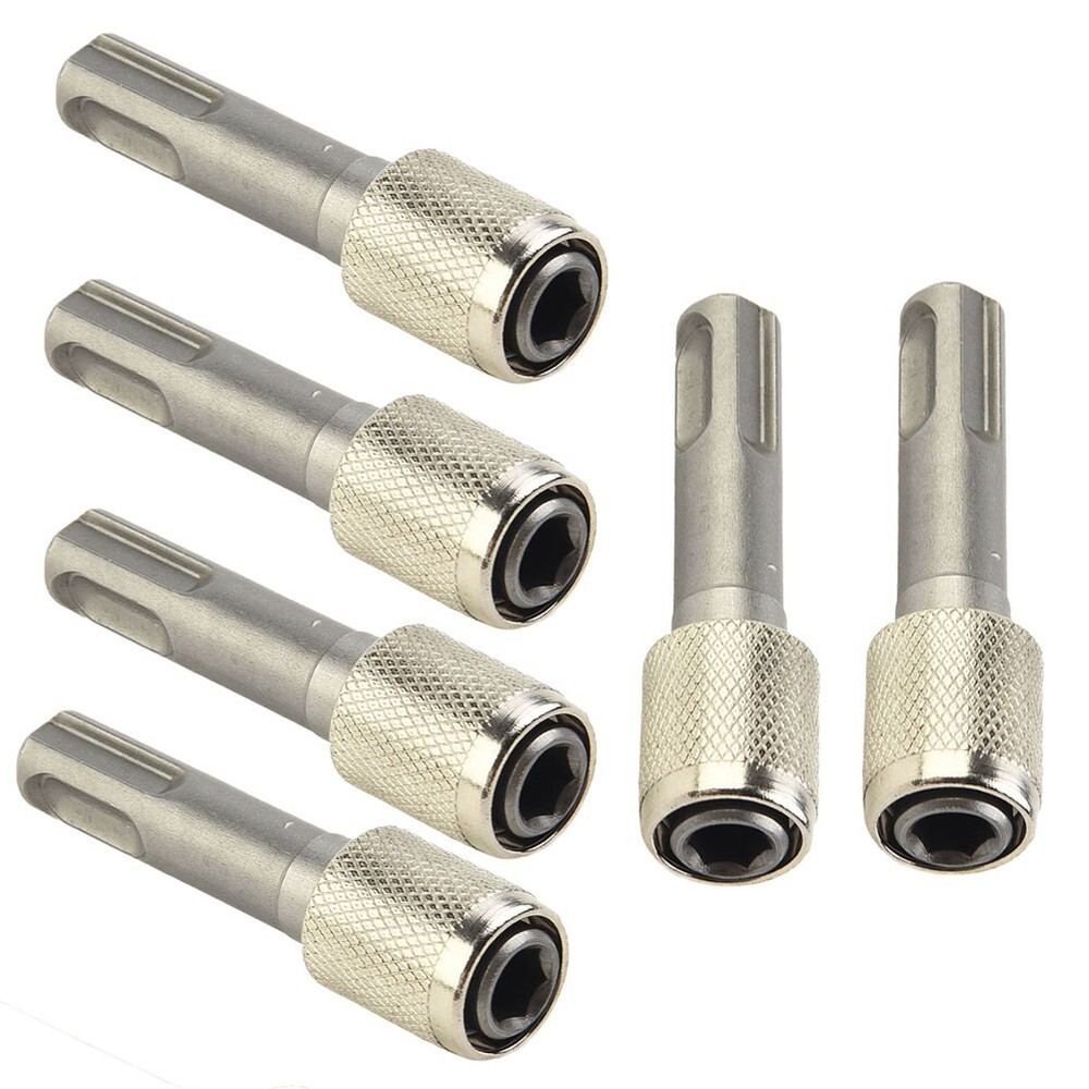 Metal Socket Adapter Pack 6PCS for SDS to Hex Shank Tool Compatibility