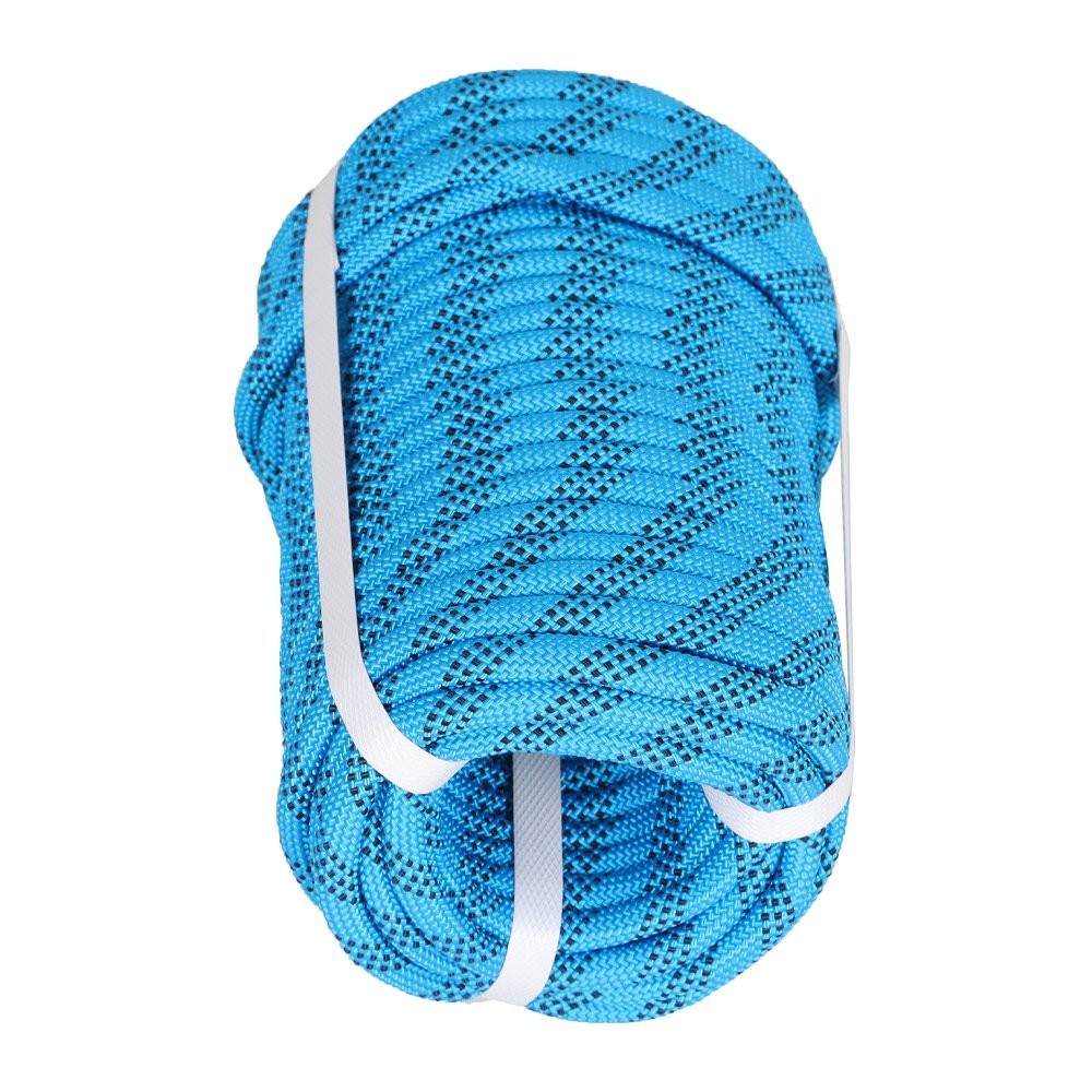 3/8" × 100' Arborist Tree Rope Braid Polyester Rope Blue & Black