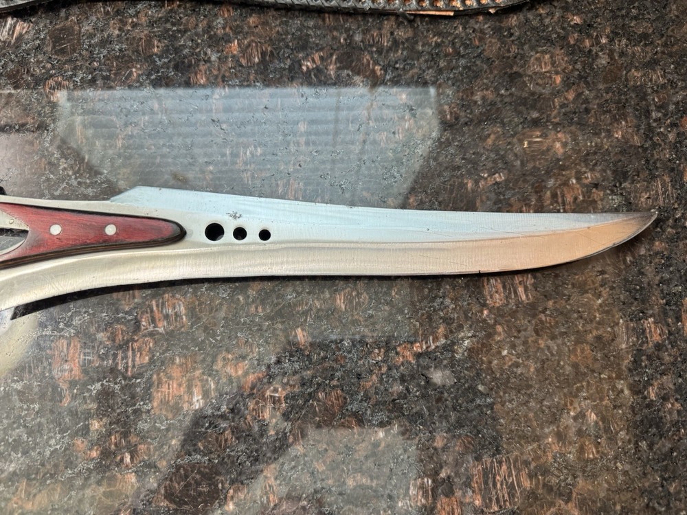 Vintage Knife - Carved Handle