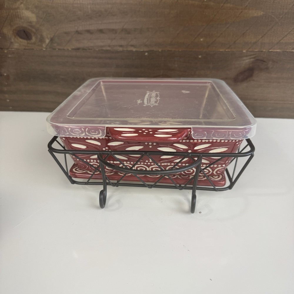 Temp-Tations Presentable Ovenware By Tara Carved Old World Bakeware/Casserole