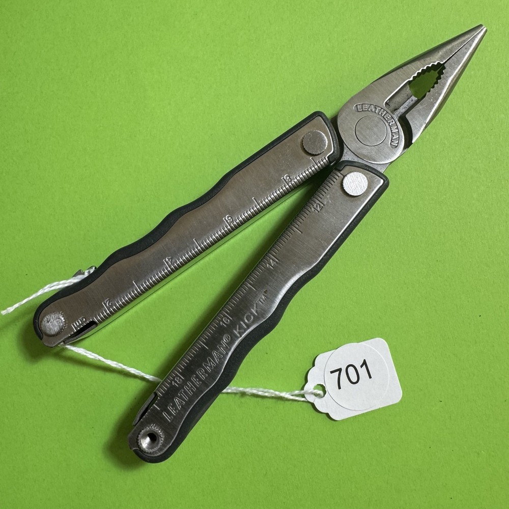 Leatherman Kick Plier Multi-Tool Multifunction Pocket Knife Stainless EDC #701