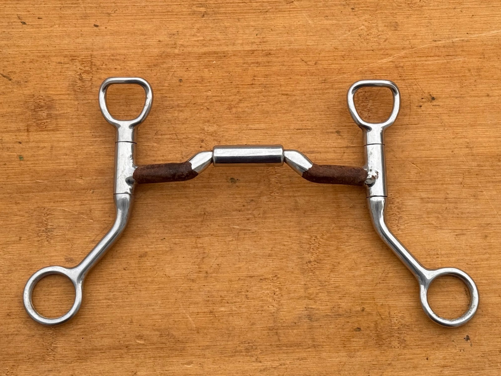 MYLER HBT Shank Sweet Iron Mullen Barrel Low Port Western Horse Bit ~ MB06 ~ 5"