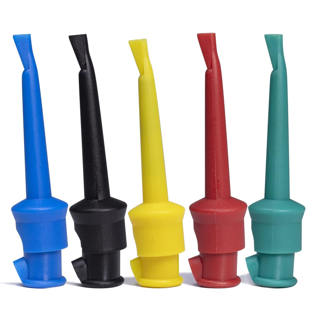 Test Hook Clip, Multimeter Test Lead Kit Hook Clip Probe Mini Grabber for Circui