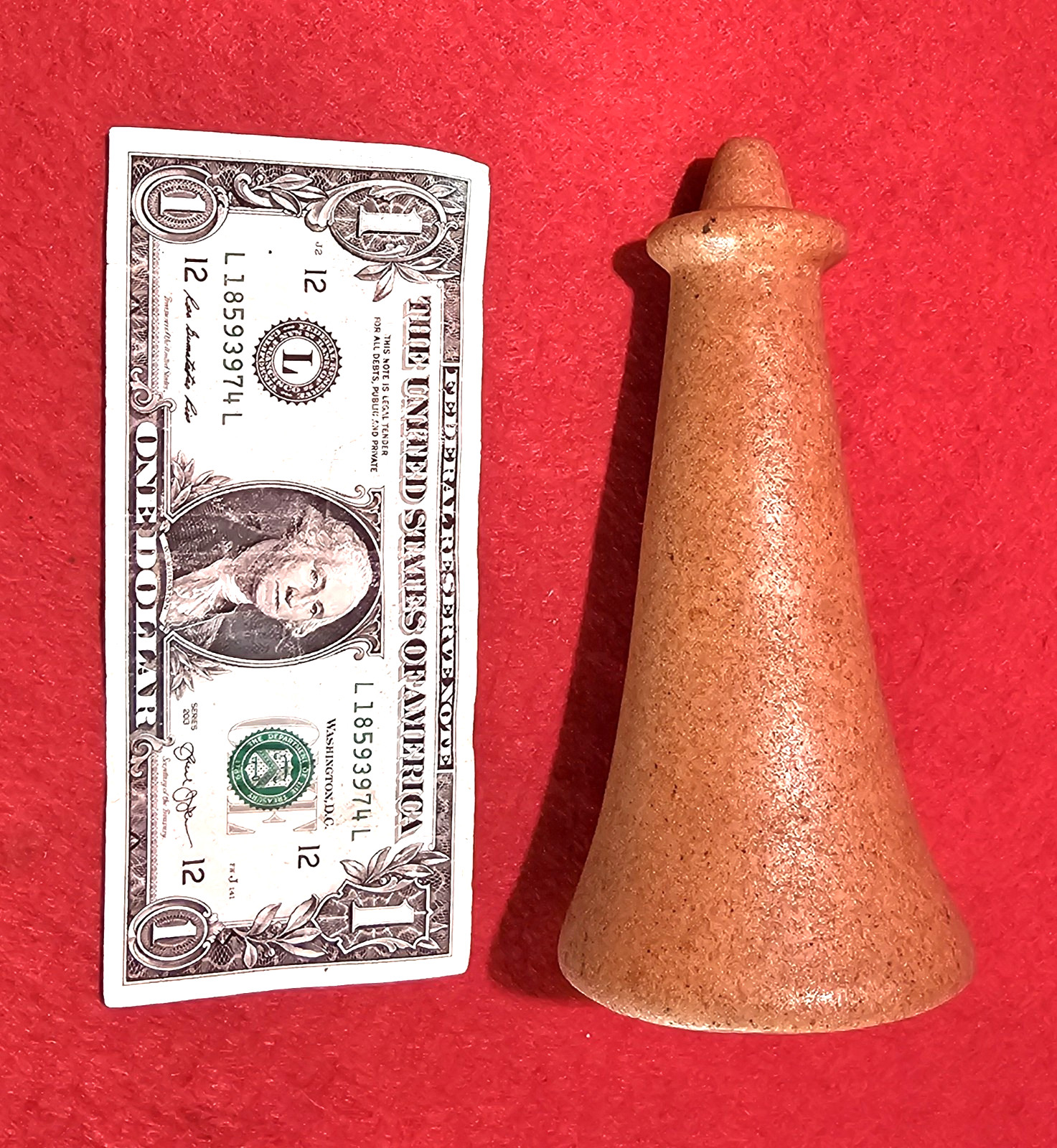 Heavy Stone Grinding Pestle