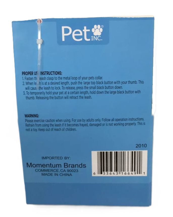 Dog Leash For Pets ( Retractable ) Random Colors