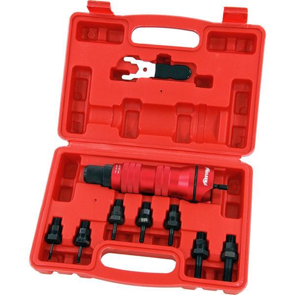 Professional Electric Drill Rivet Rivnut Nut Gun Adapter Insert Tool Kit M3-M10