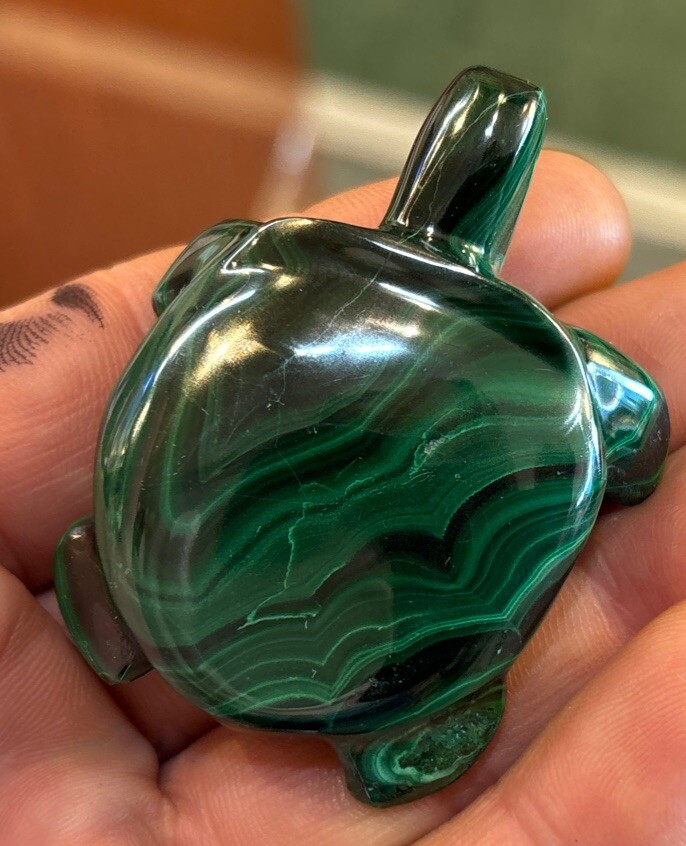 2” Malachite Turtle