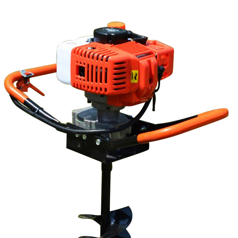 52CC 2.4HP 2Stroke Post Hole Digger Earth Auger Gasoline One Man Machine 3xDrill