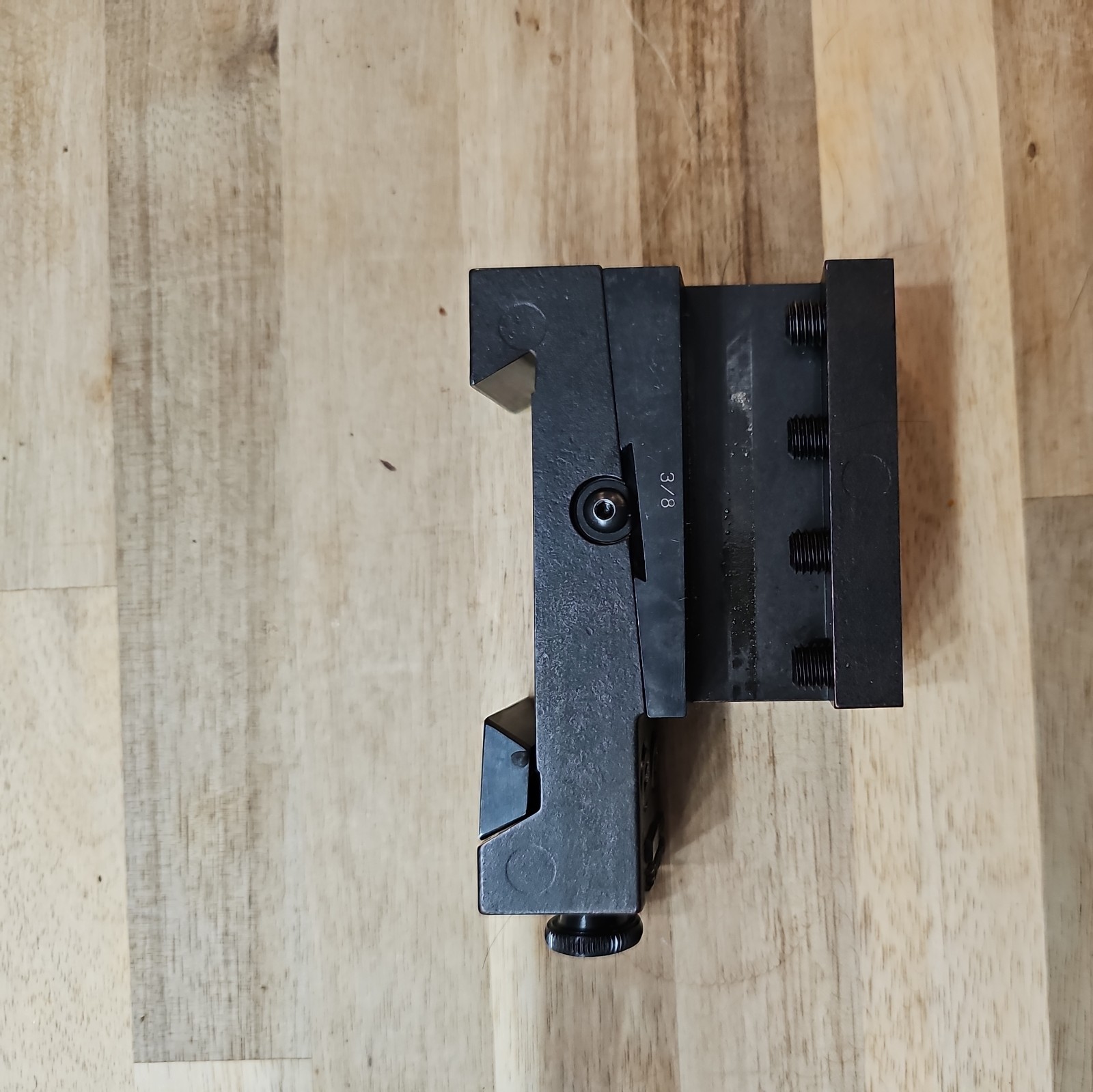 HARDINGE SQUARE SHANK ADJUSTABLE DOUBLE TOOL HOLDER - HG-2 - HG 0008258 A