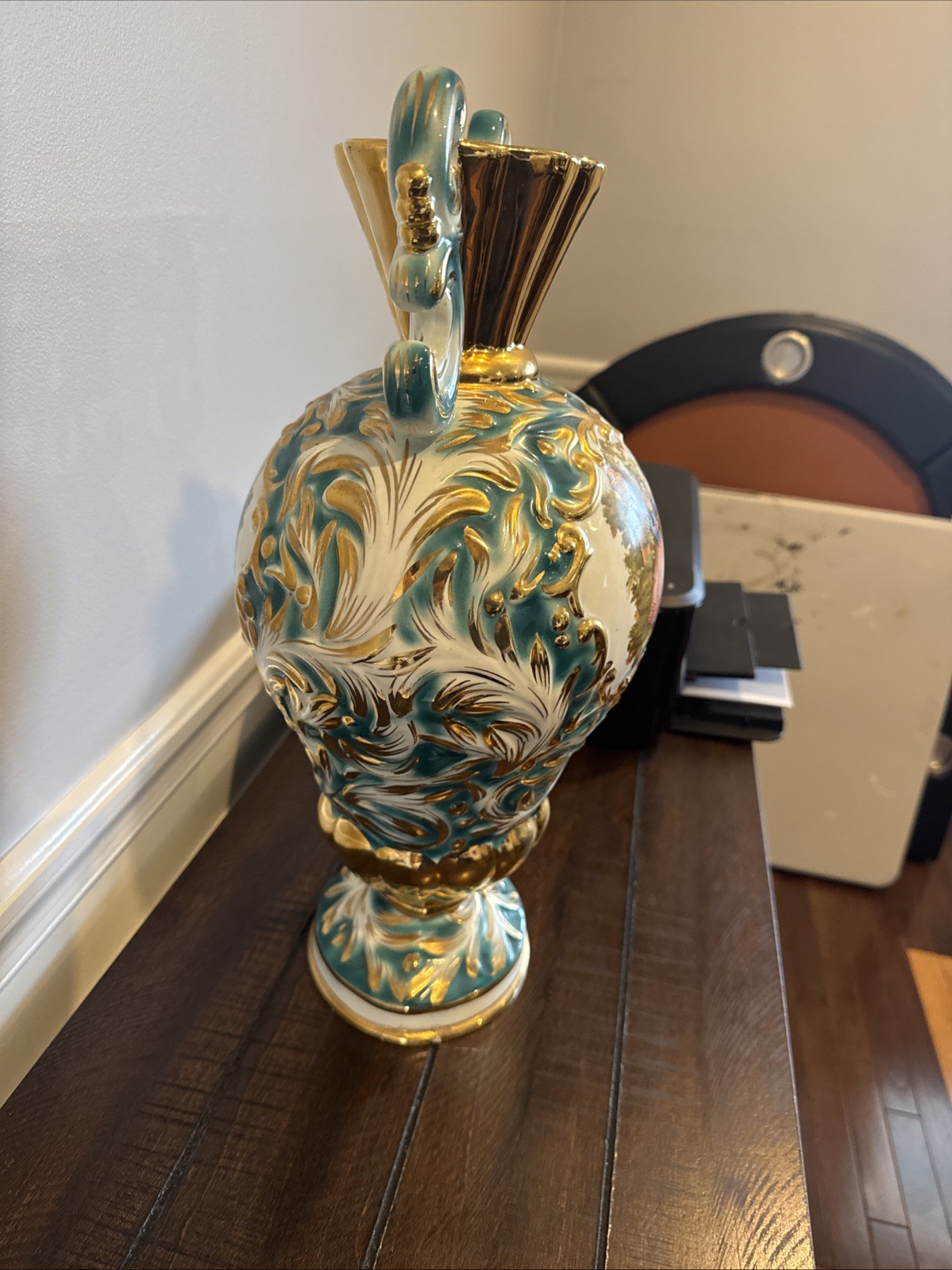 Antique Fragonard Courting Base