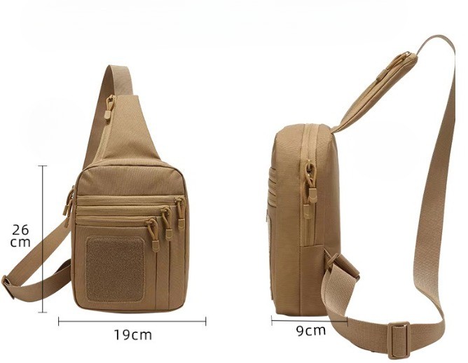 Tactical Gun Bag Pistol Holster Concealed Carry Chest Crossbody Pack Handgun Bag