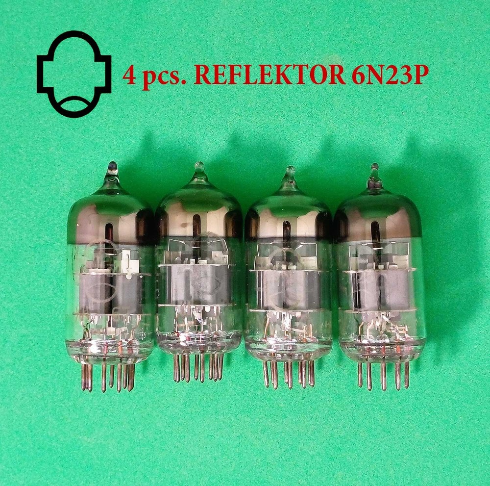 4 pcs X 6N23P REFLEKTOR~ E88CC / 6DJ8 USSR VINTAGE TUBES NEW